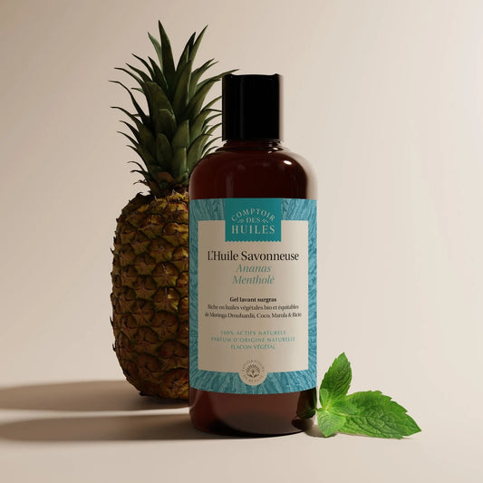 Huile de Douche Ananas Mentholé BIO