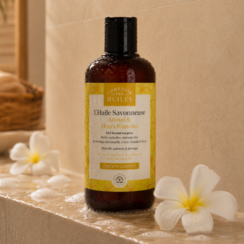 Huile de Douche Monoï Fleurs Blanches [ÉDITION LIMITÉE]