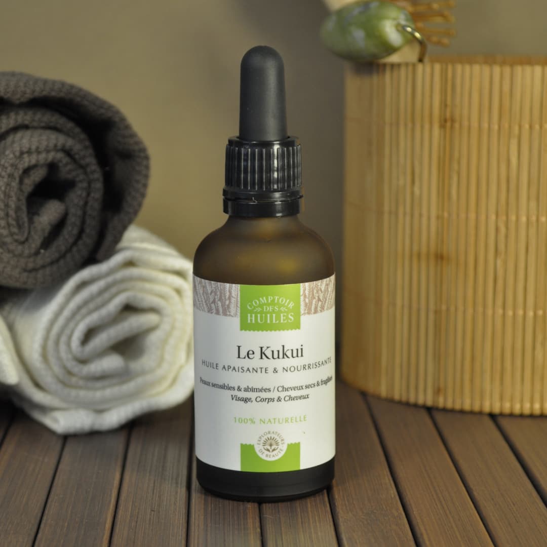 L'huile végétale de Kukui, perle rare des soins de la peau et des chev