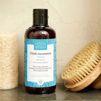 Huile de Douche Ananas Mentholé BIO