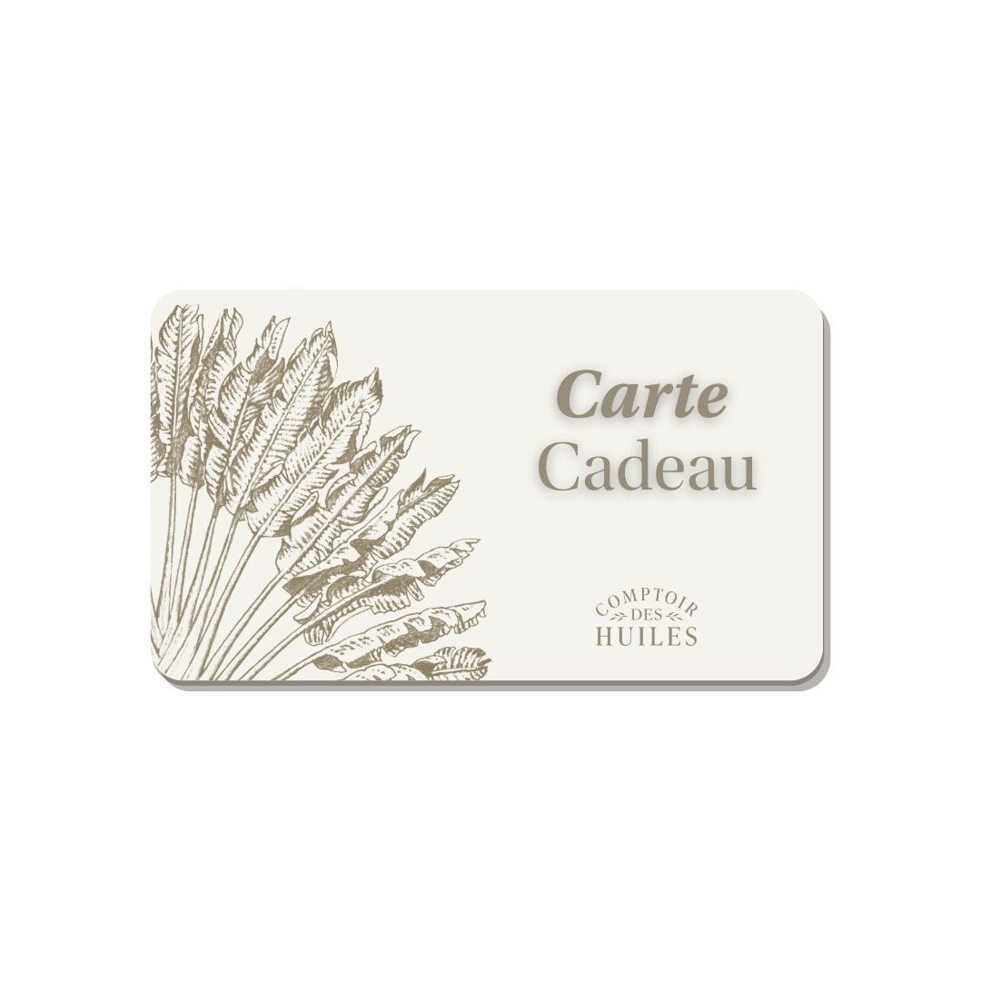 Carte Cadeau Comptoir des Huiles