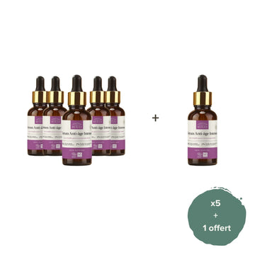 Lot de 5 + 1 offert - Sérum Anti-Âge Intense - 30mL